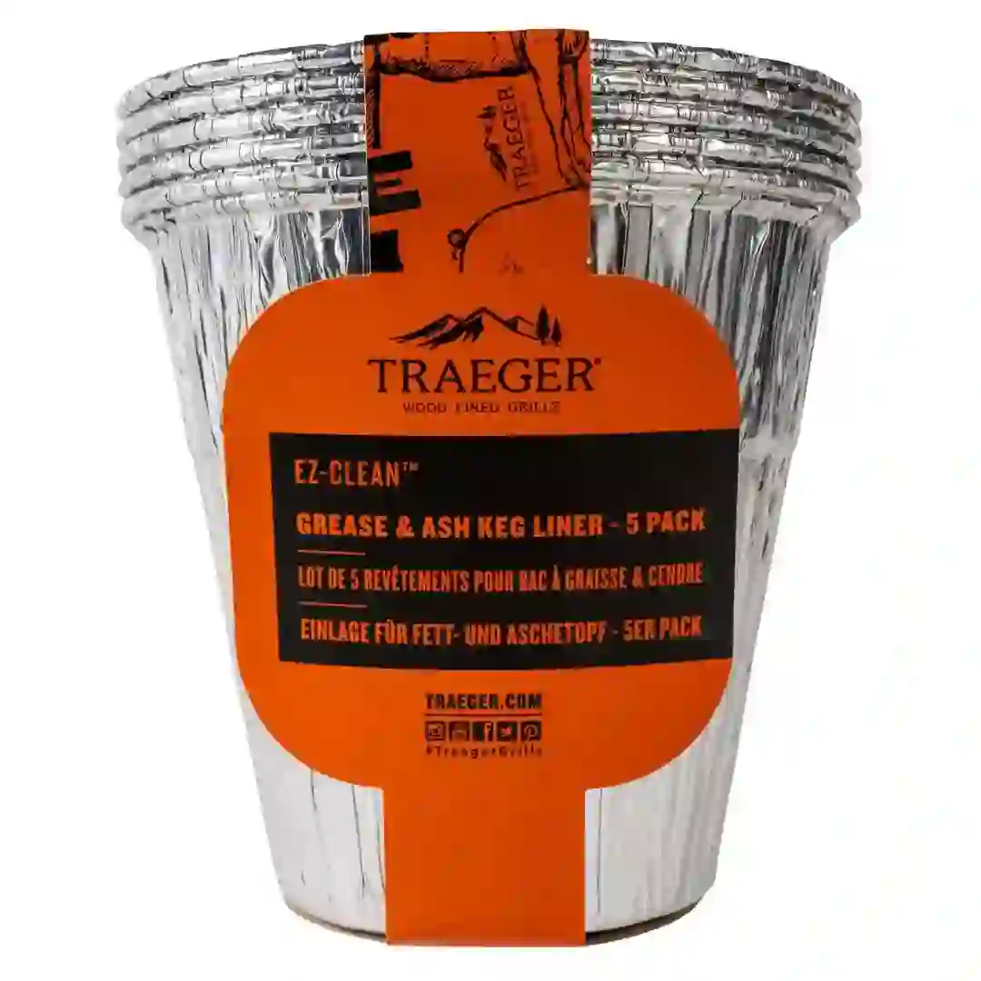 Traeger EZ-Clean Grease & Ash Keg Liner Pack (5 Pc.)