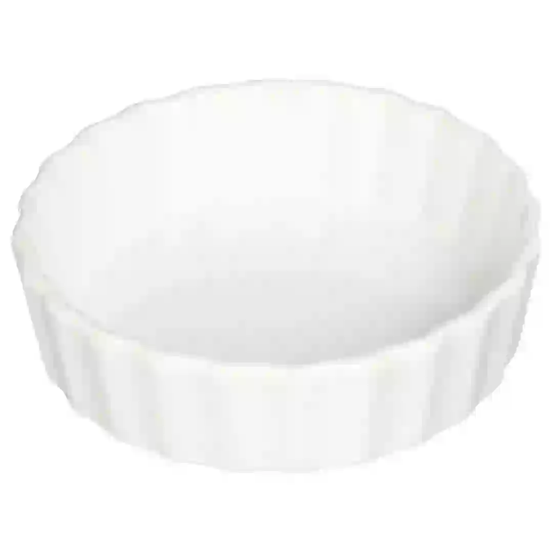 5Five Stoneware Tartlet Dish (12.5 x 3.5 cm, White)