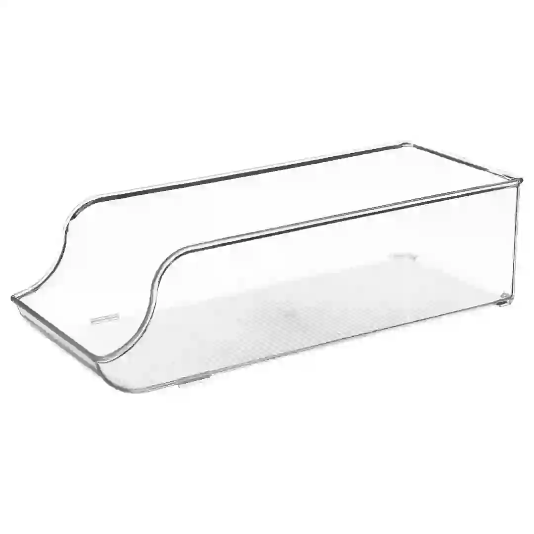 5Five 9-Can Fridge Organizer (13.2 x 34.5 x 9.5 cm, Clear)