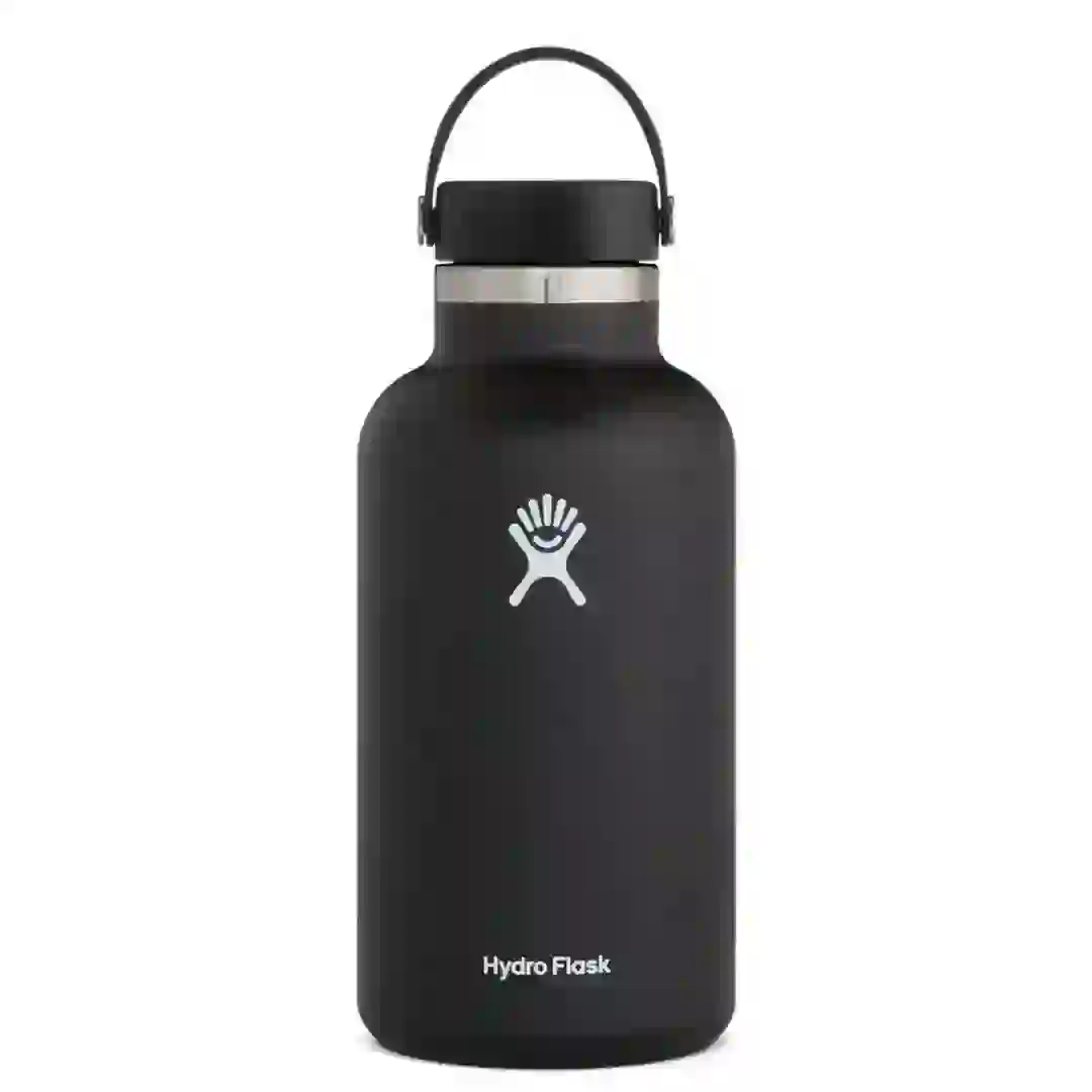 Hydro Flask Vacuum Bottle W/Wide Mouth (1.9 L, Black)