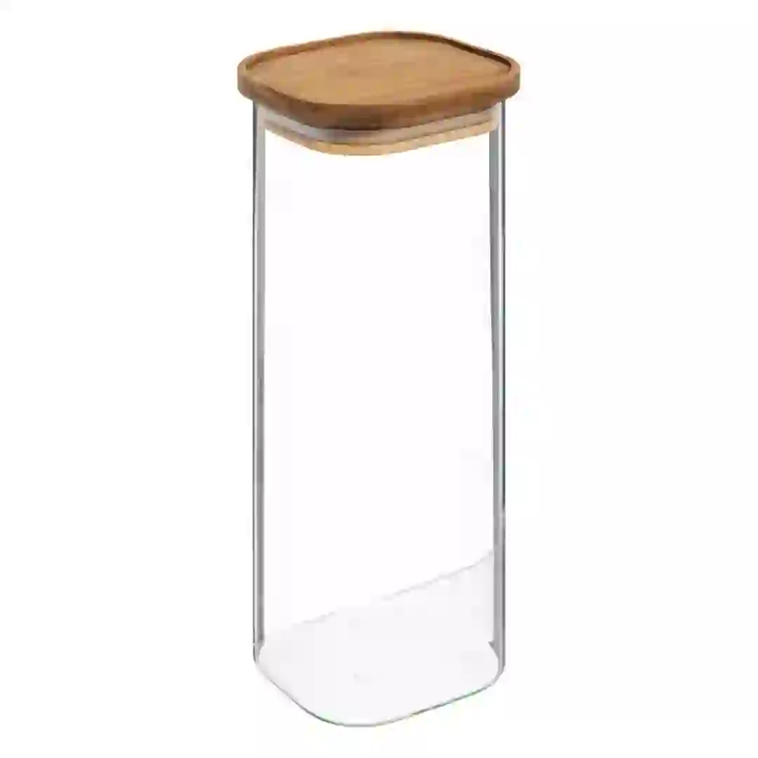 5Five Airtight Glass & Acacia Jar (2 L)
