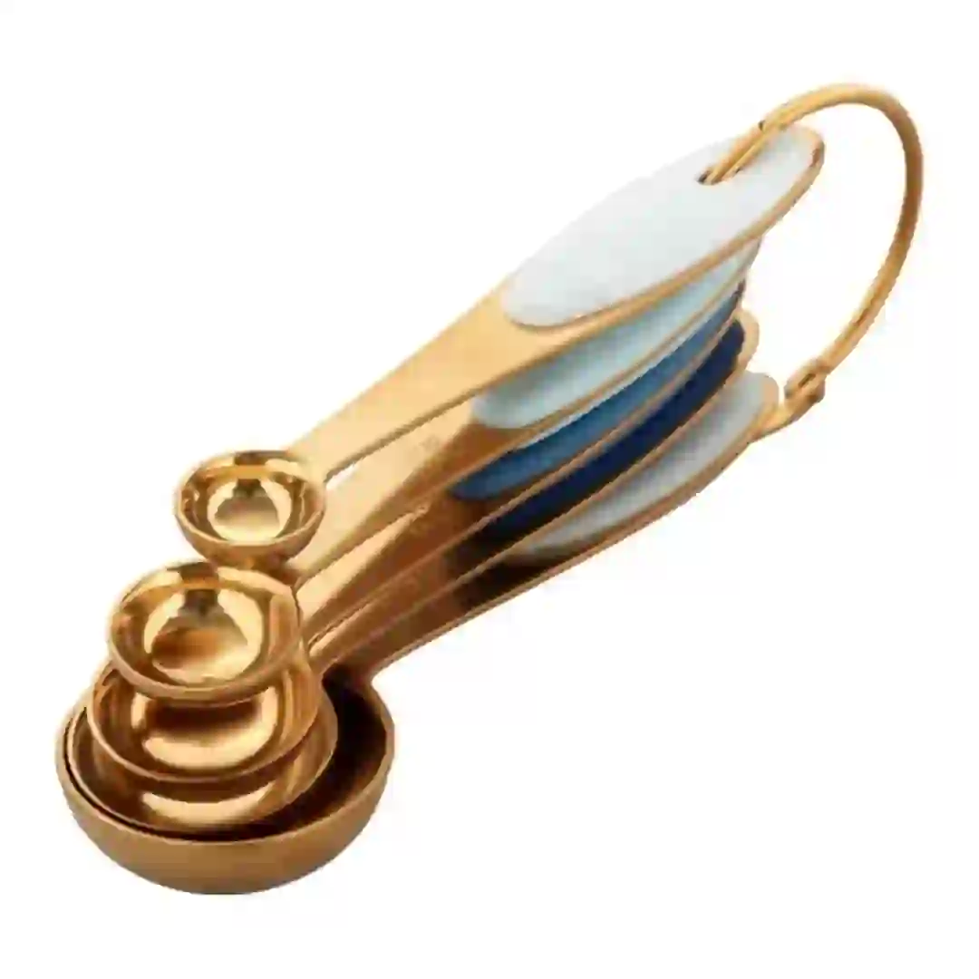 Wilton Measuring Spoon with Snap (5 Pc., Gold)