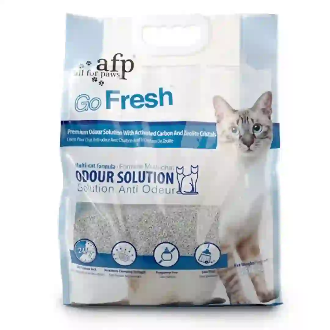 All For Paws Go Fresh Activated Carbon Clumping Cat Litter (4.5 kg)