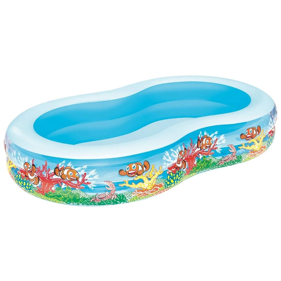 Bestway Play Pool Set (261.6 x 45.7 x 157.5 cm, Multicolored)
