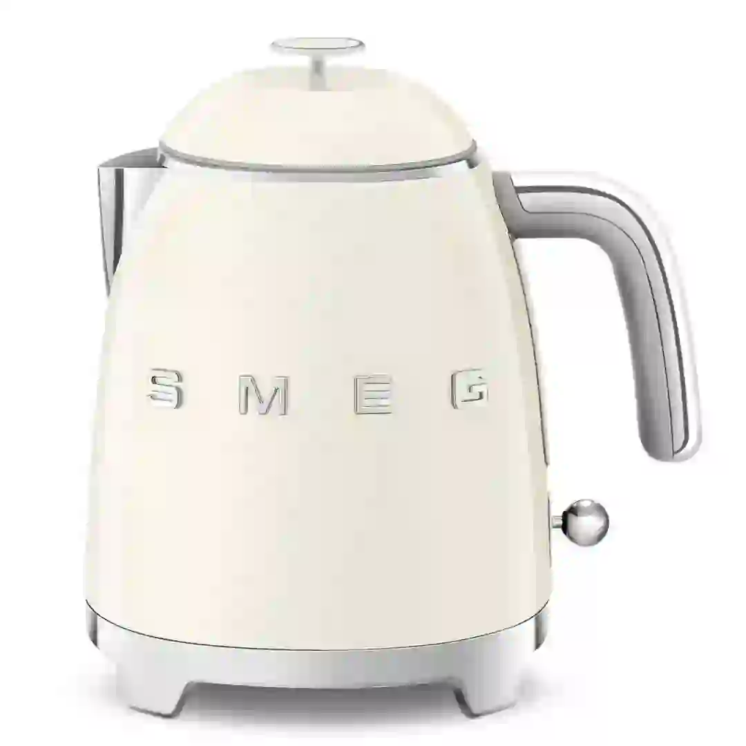 SMEG 50's Style Retro Kettle, KLF05CRUK (0.8 L, Glossy Cream, 1400 W)