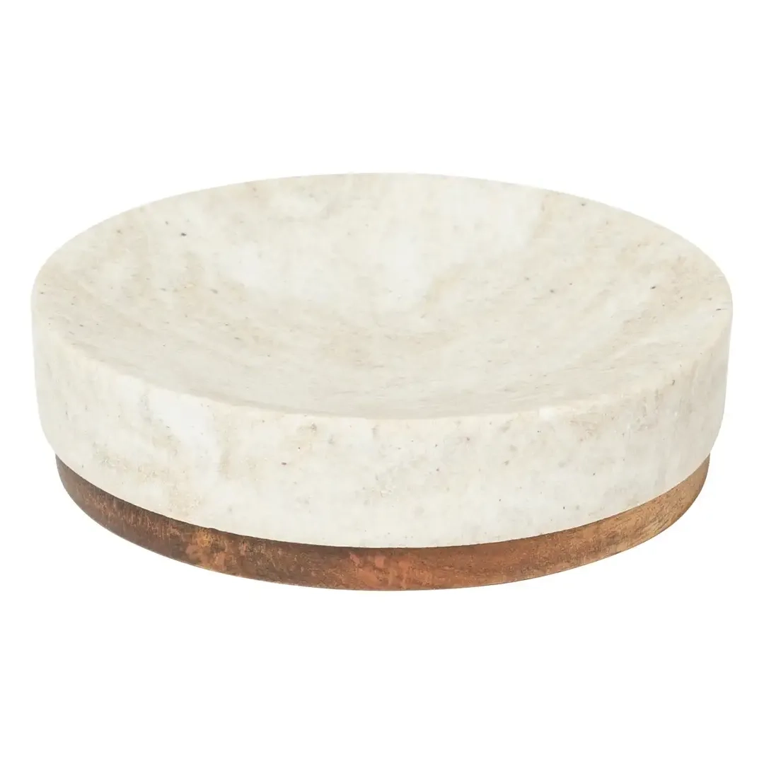 5Five Como Soap Dish (Beige, D. 10.8 x H. 2.85 cm)
