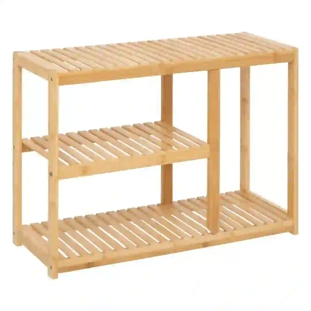 5Five Bamboo Shoe Rack (L. 70 x D. 26 x H. 50 cm, 8 Pc.)