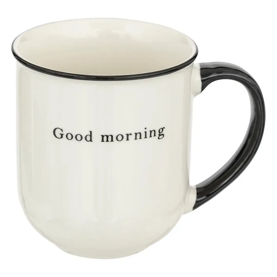 SG Mug Alix (Black & White, 12.5 x 8.7 x 10.3 cm, 380 ml)