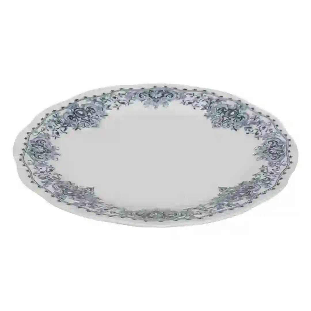 SG Light Cottage Dinner Plate (White, Dia 27 cm)