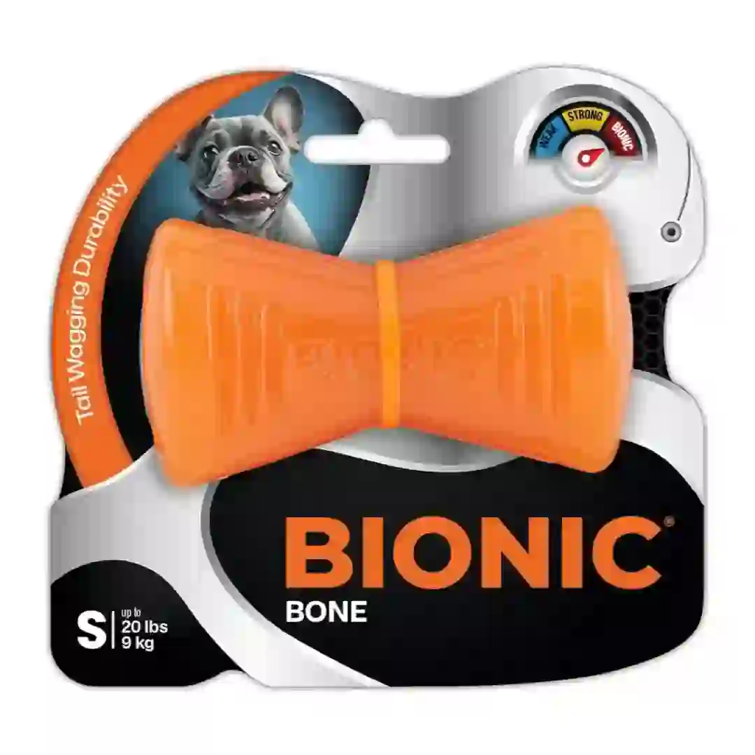 Hagen Bionic Small Dog Bone (9.5 cm, Orange)