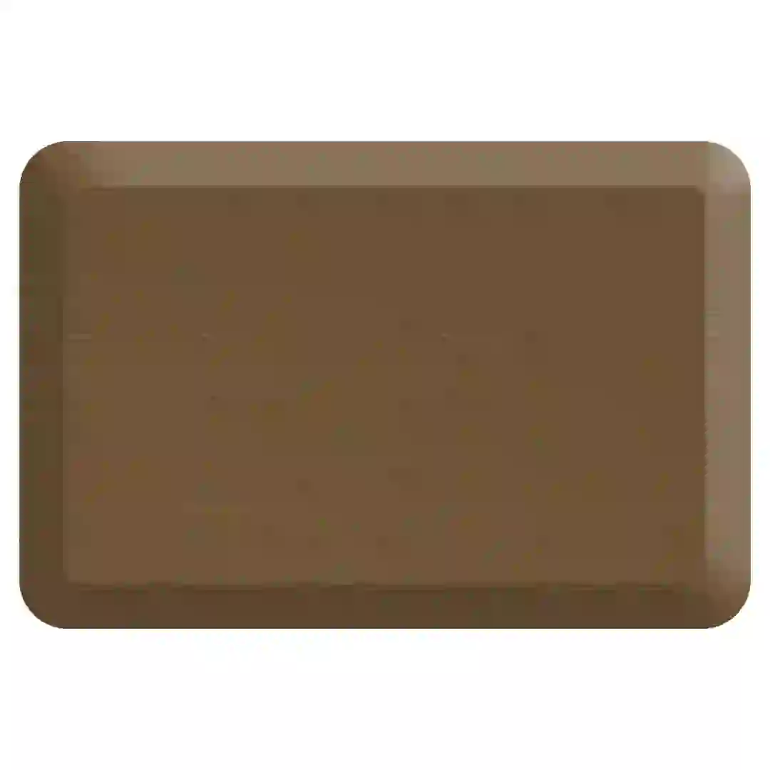GelPro Polyurethane Foam Grasscloth Anti-Fatigue Mat (50.8 x 76.2 cm, Khaki)