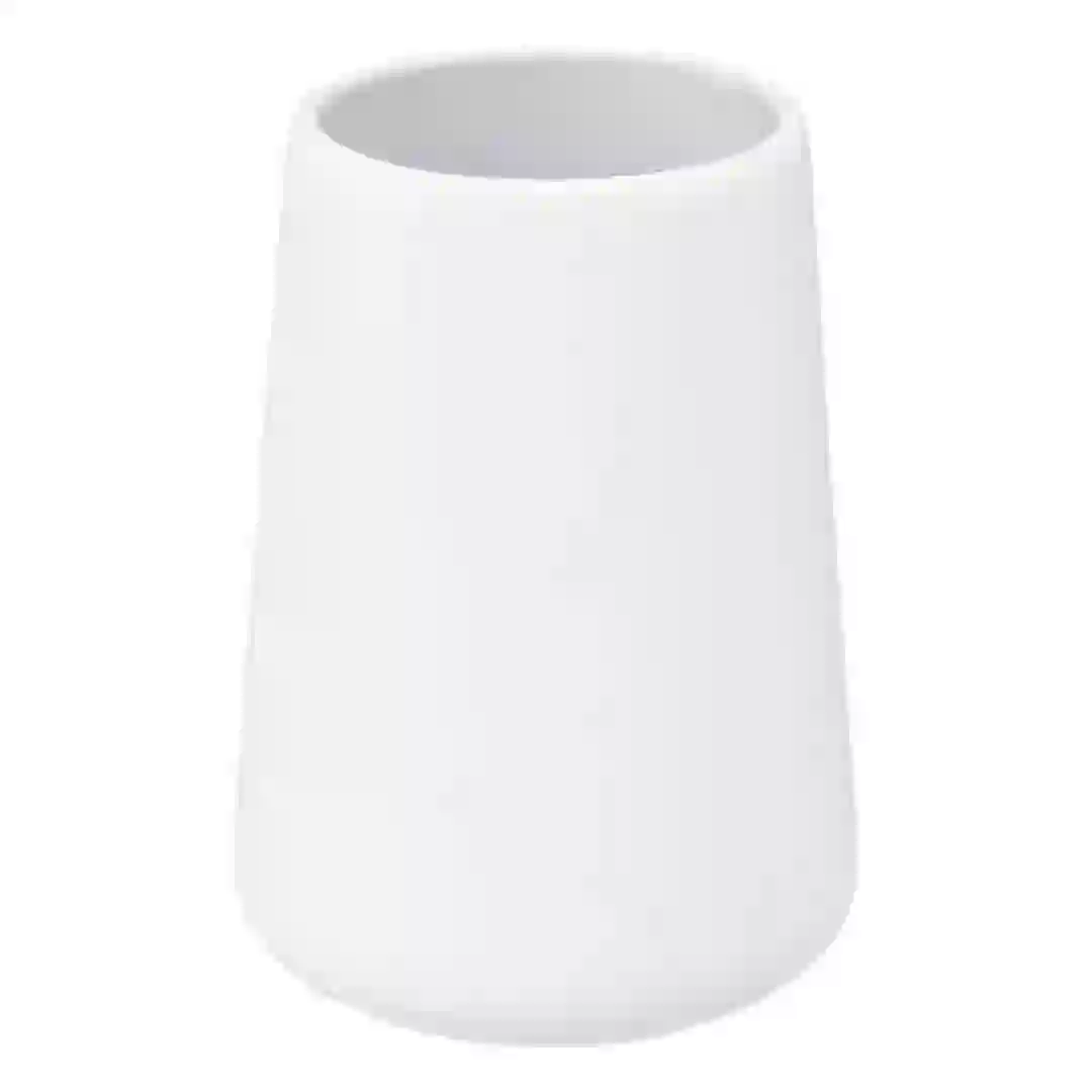 5Five Stoneware Toothbrush Holder (8.3 x 11.8 cm, White)