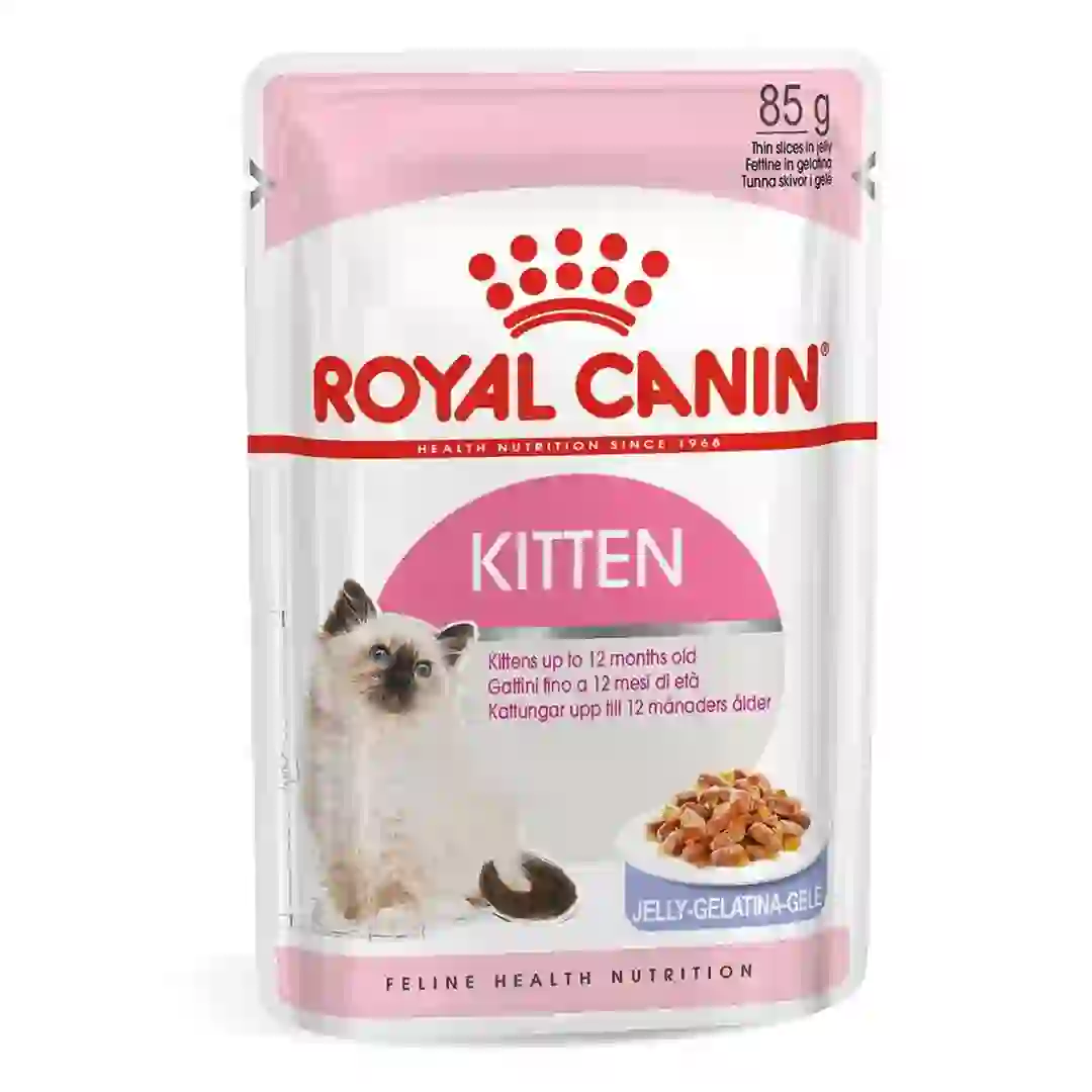 Royal Canin Feline Health Nutrition Instinctive Wet Cat Food (Jelly, Kittens, 85 g)