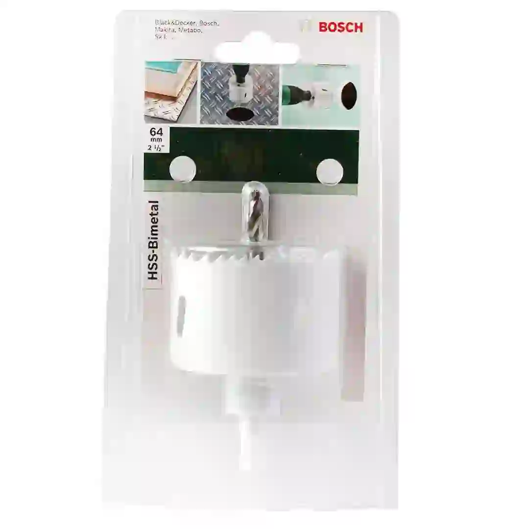 Bosch HSS Bi-Metal Hole Saw (6.4 cm)
