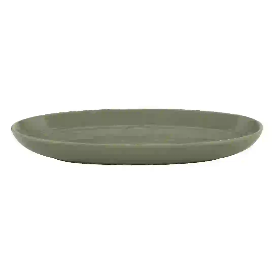 SG Sienna Oval Plate (41 x 18 cm, Olive Green)