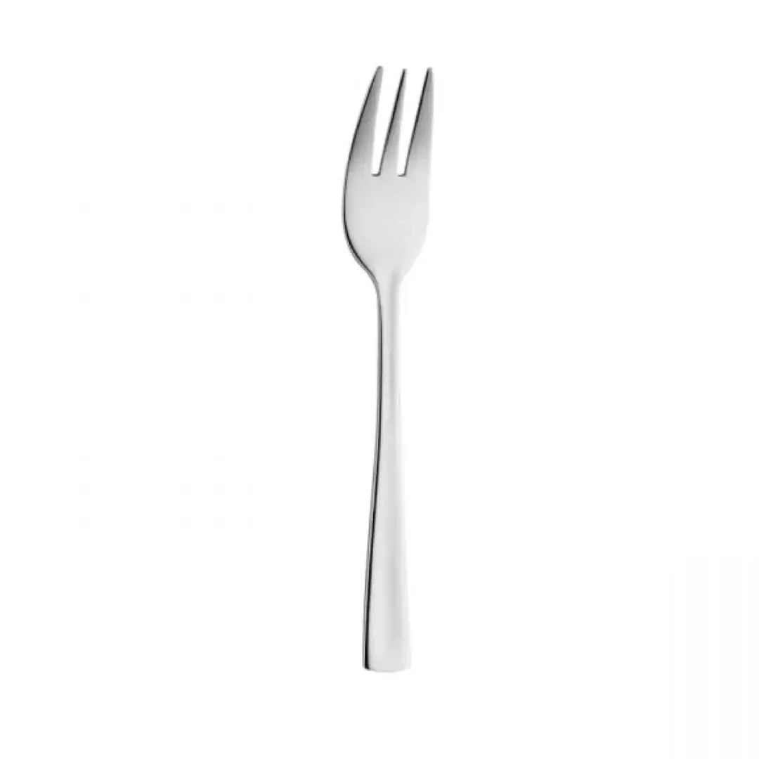 Amefa Neptune Stainless Steel Cake Forks (Silver, 4 Pc.)