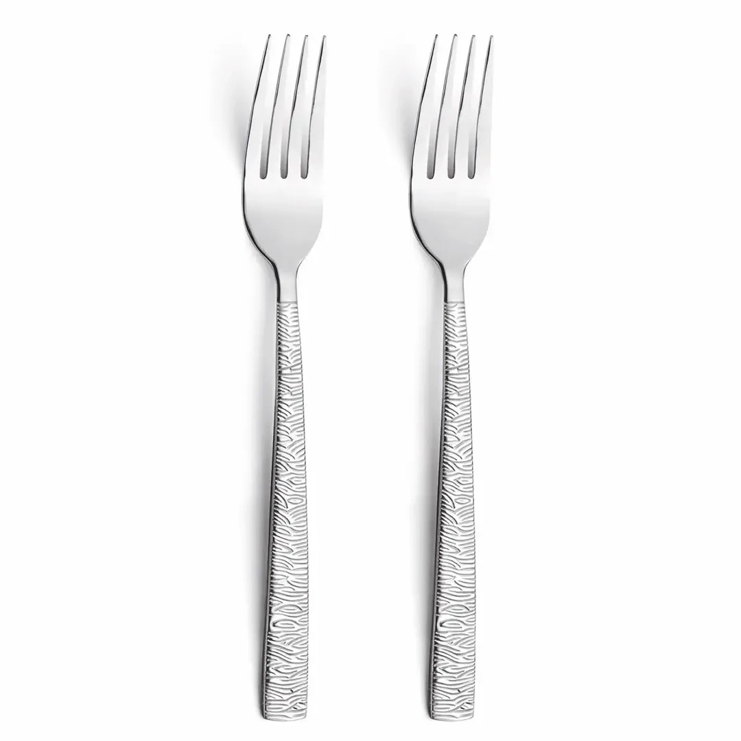 Amefa Havanne Stainless Steel Table Forks (Silver, 2 Pc.)