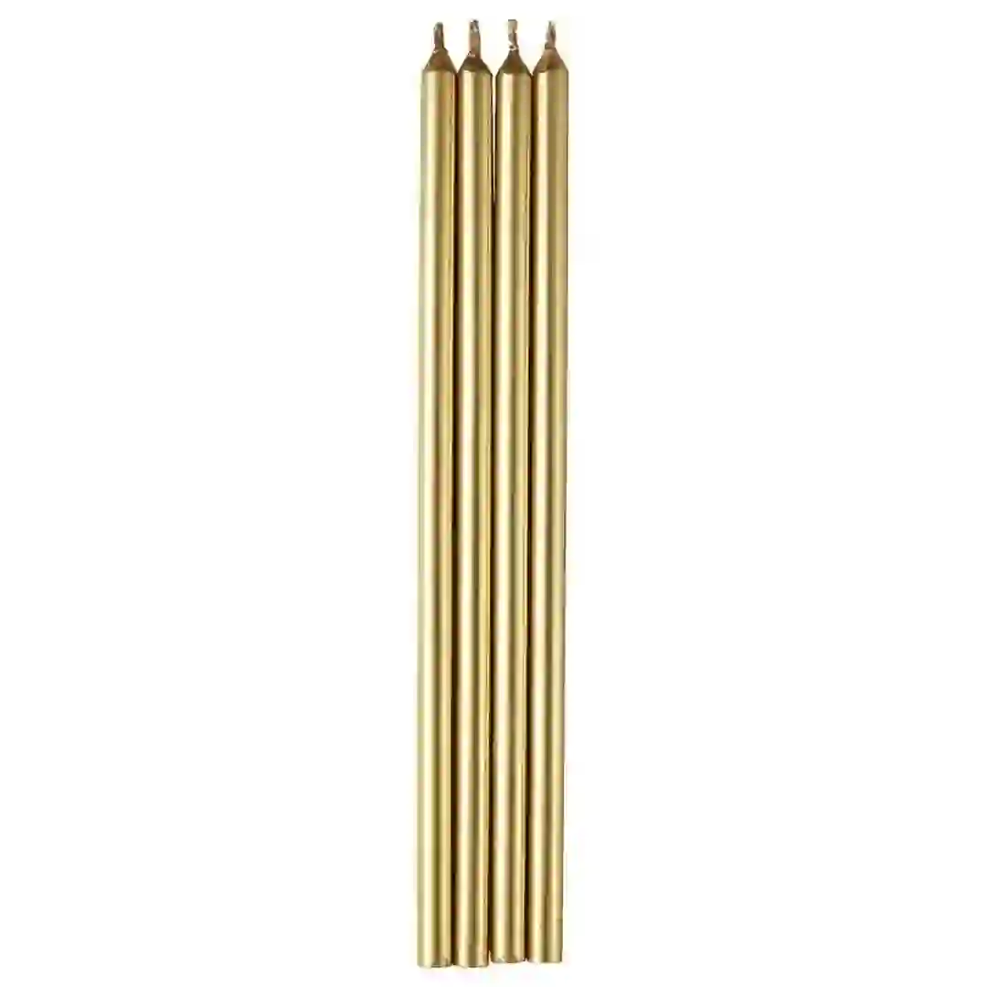 Wilton Gold Birthday Candles Set (12. Pcs)