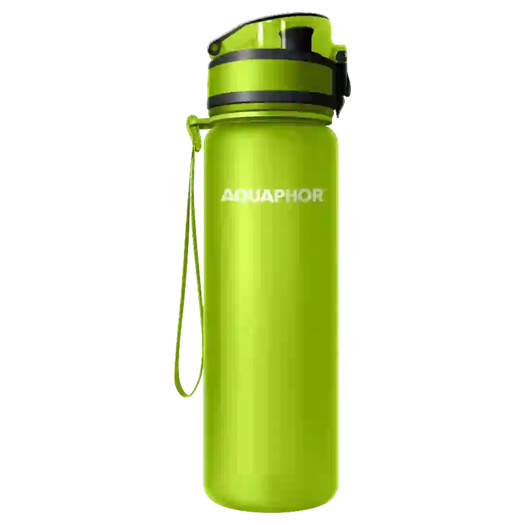 Aquaphor Water Filter Bottle City (0.5 L, Green)