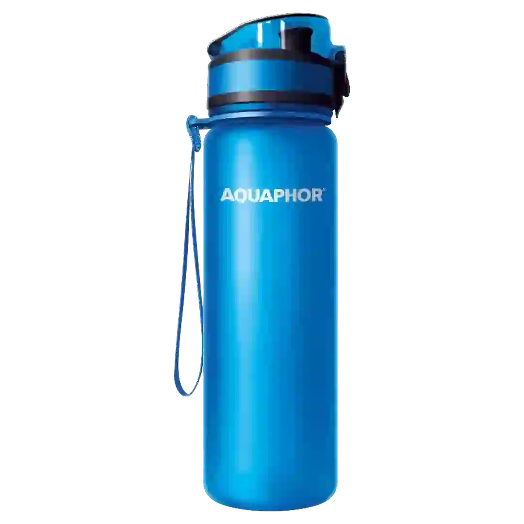 Aquaphor Water Filter Bottle City (0.5 L, Blue)