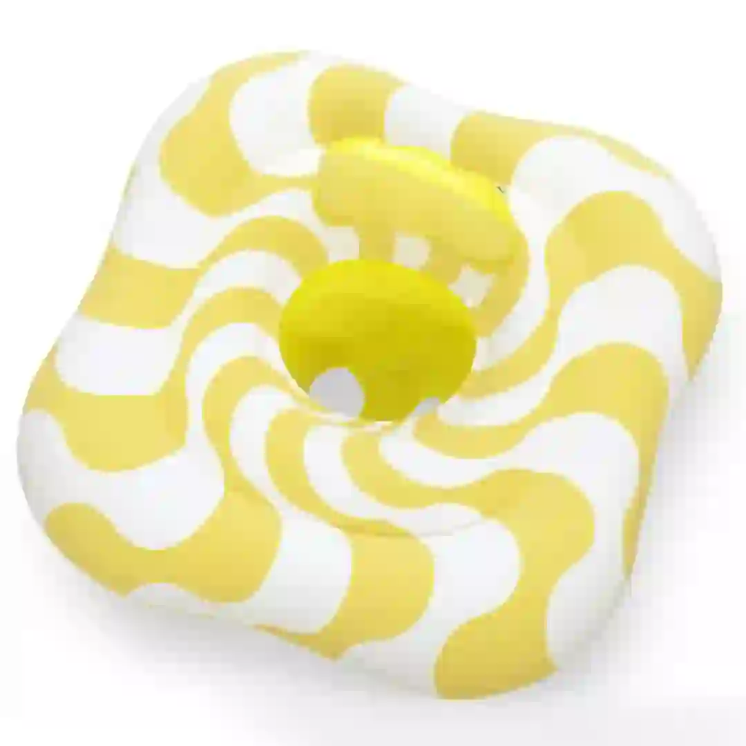 Bestway Swim Safe Float Wavy Square Ring Baby Seat (72 x72 x 27 cm, Multicolor)