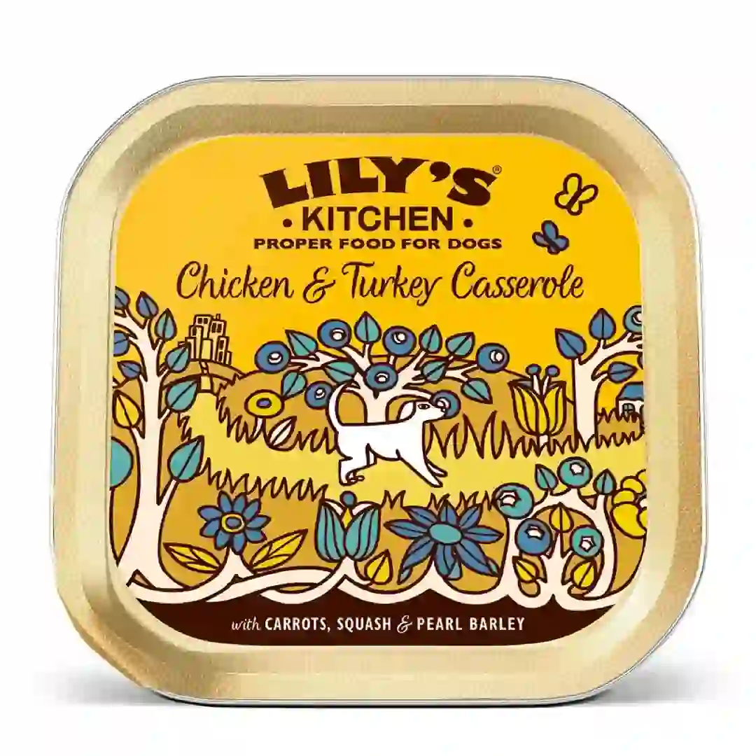 Lily's Kitchen Wet Dog Food (Chicken & Turkey Casserole, 150 g)