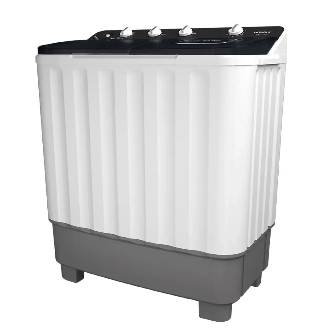 Hitachi Freestanding 10.5 Kg Twin Tub Top Loading Semi-Automatic Washing Machine, LTTH0JWTMRG (1350 RPM)