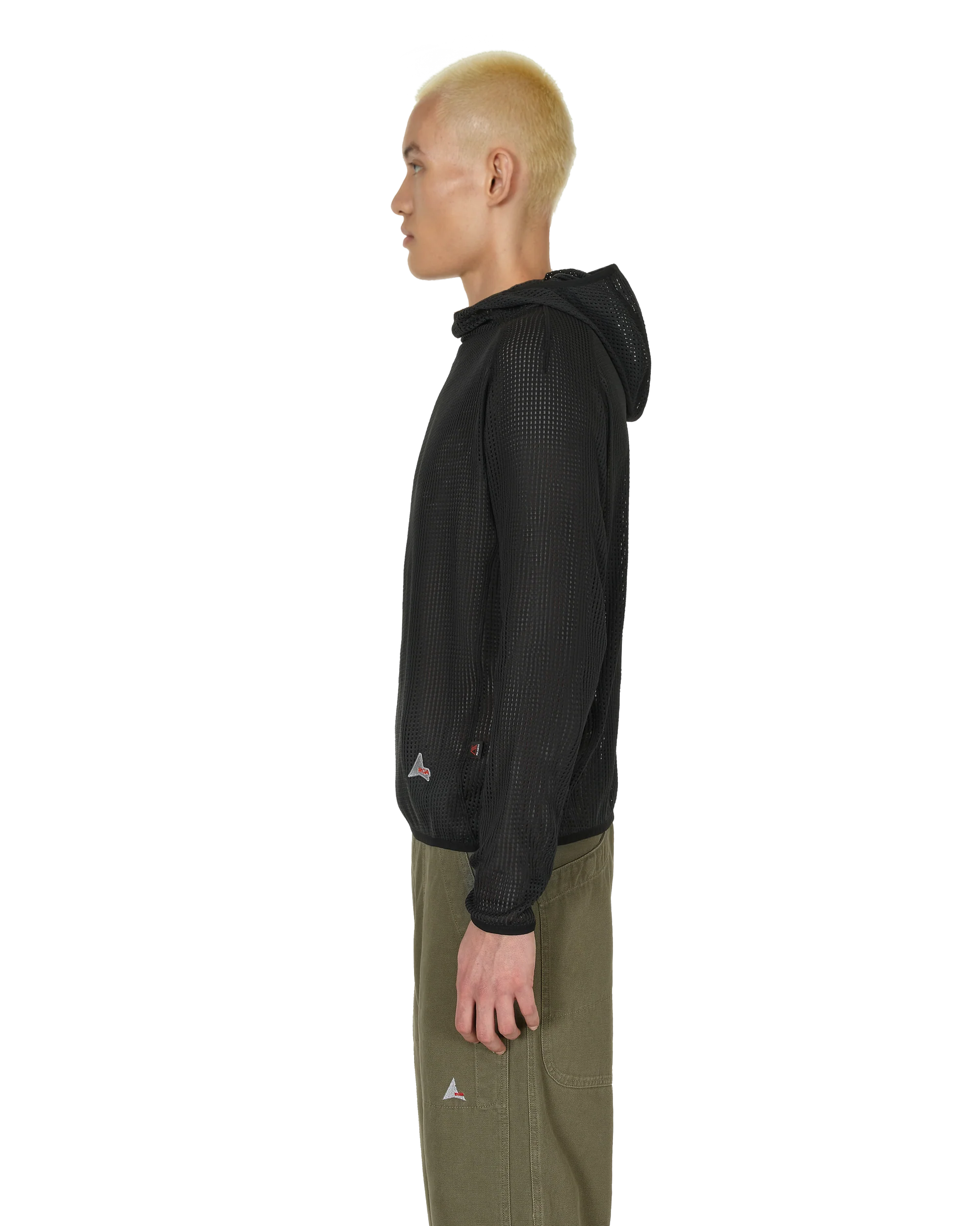 Mesh Hoodie Black