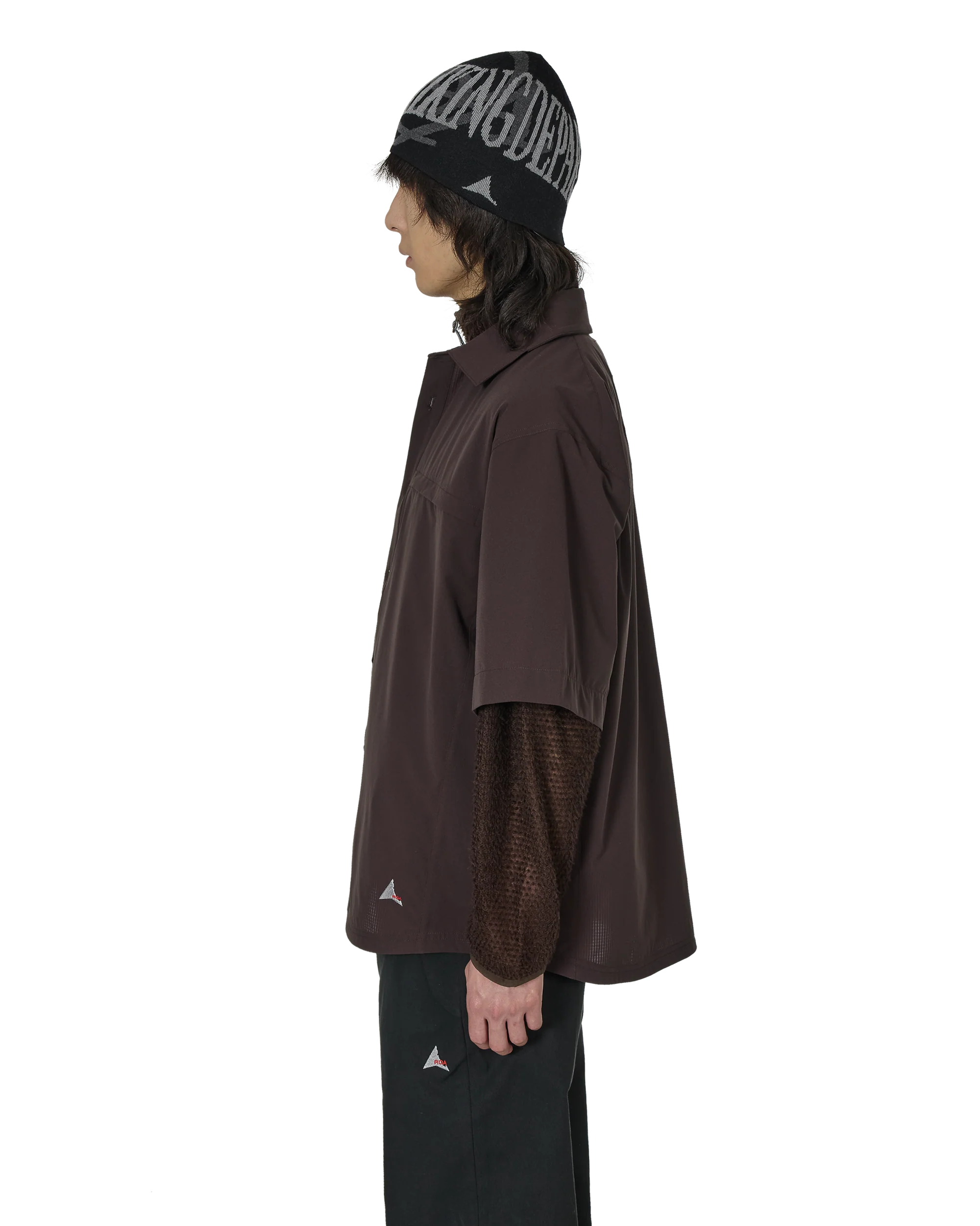 Dot Air Shirt Dark Brown