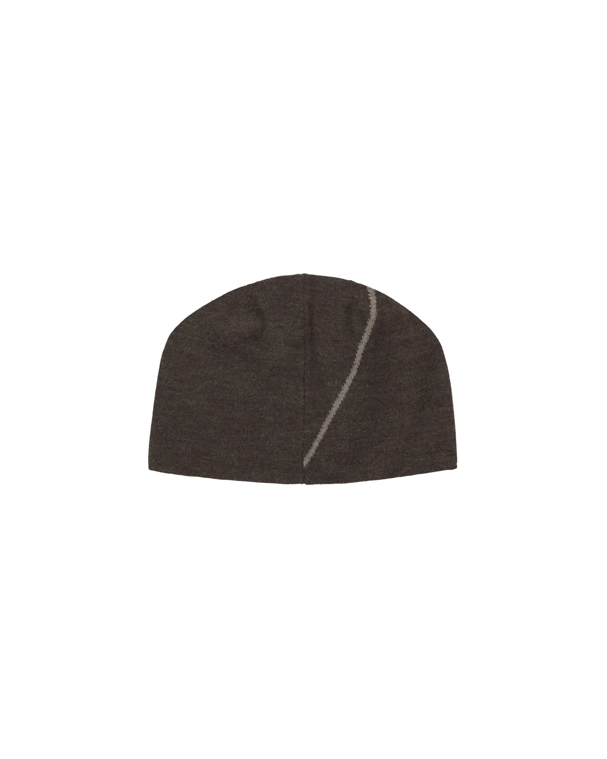 Beanie Logo Dark Brown