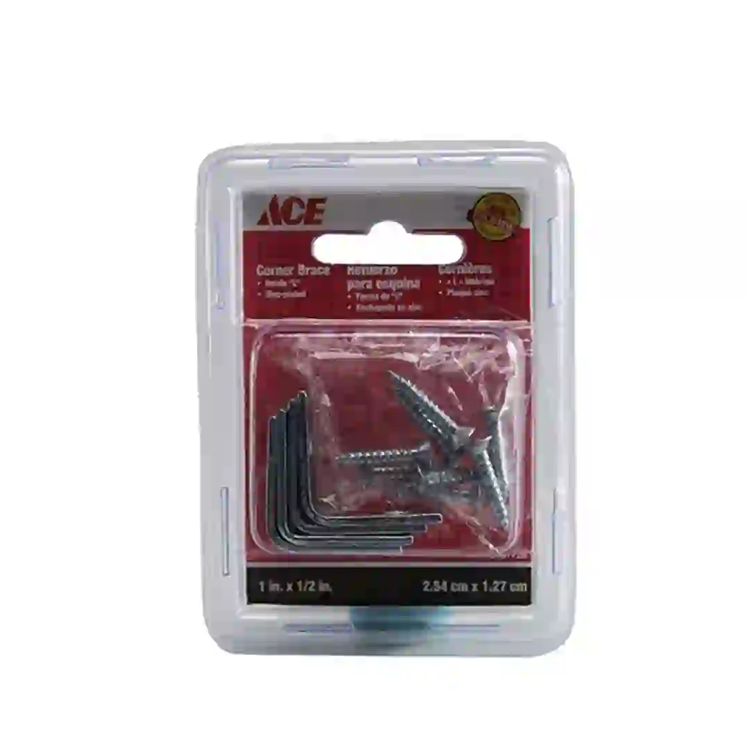 Ace Corner Brace Pack (2.54 x 1.27 cm, 4 Pc.)