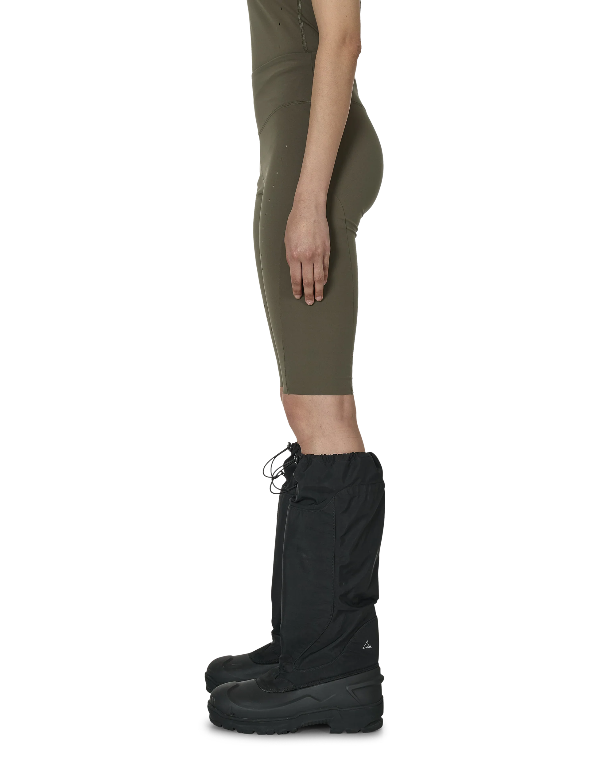 Compression Biker Shorts Dark Green