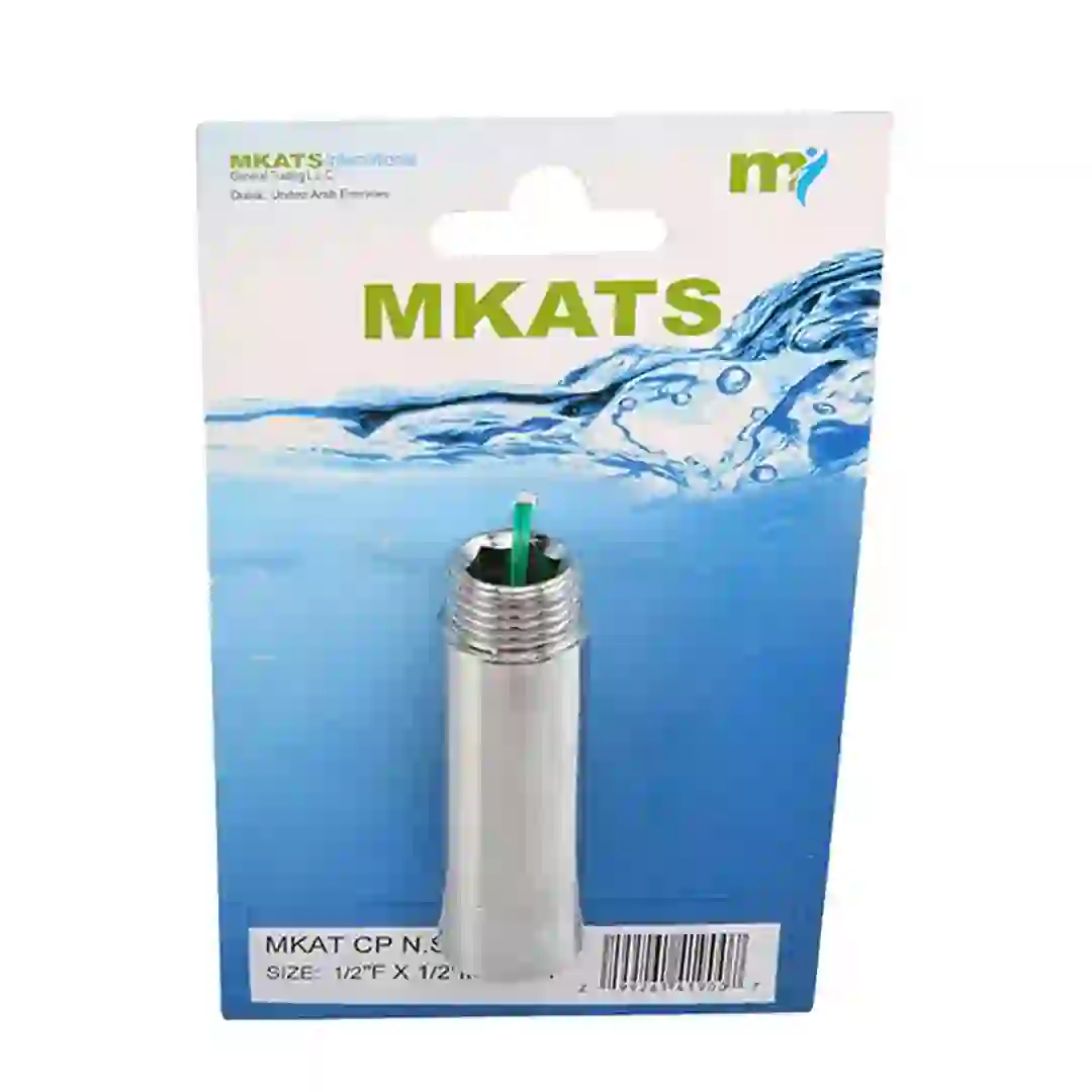 MKATS CP N. Socket (ÃÂ½ inch Female x ÃÂ½ inch Male, 60 mm)