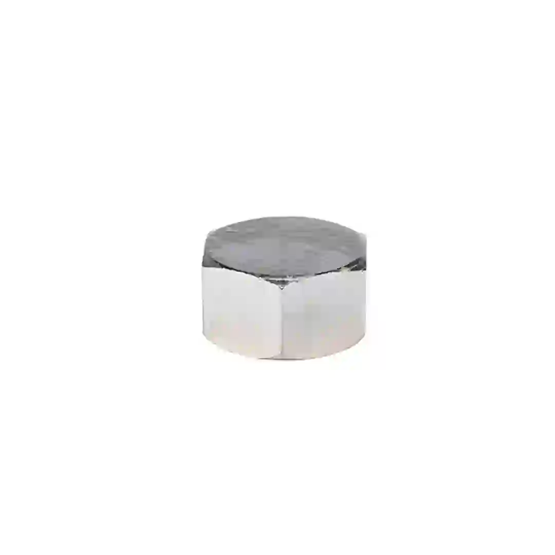 MkatsÃÂ® 1/2" Nickel Plated Brass End Cap