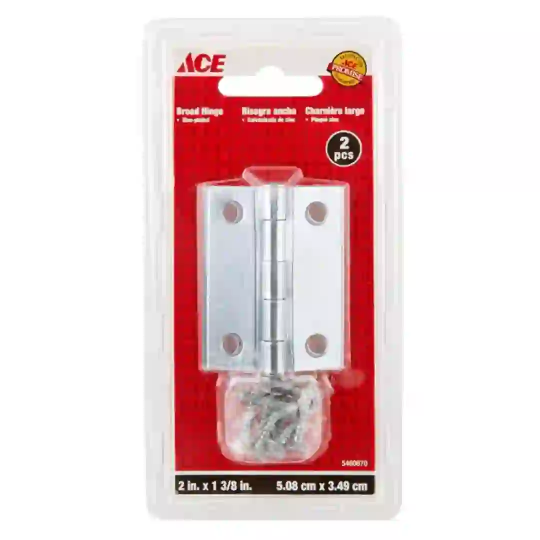 ACE Broad Hinge (5.1 x 3.5 cm, Pack of 2)