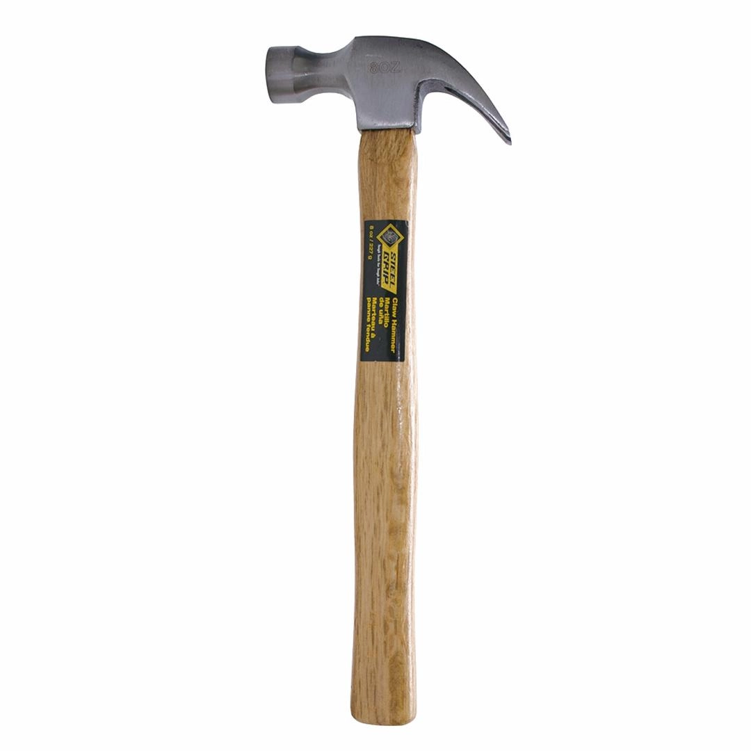 Steel Grip Claw Hammer W/Hardwood Handle (226 g)