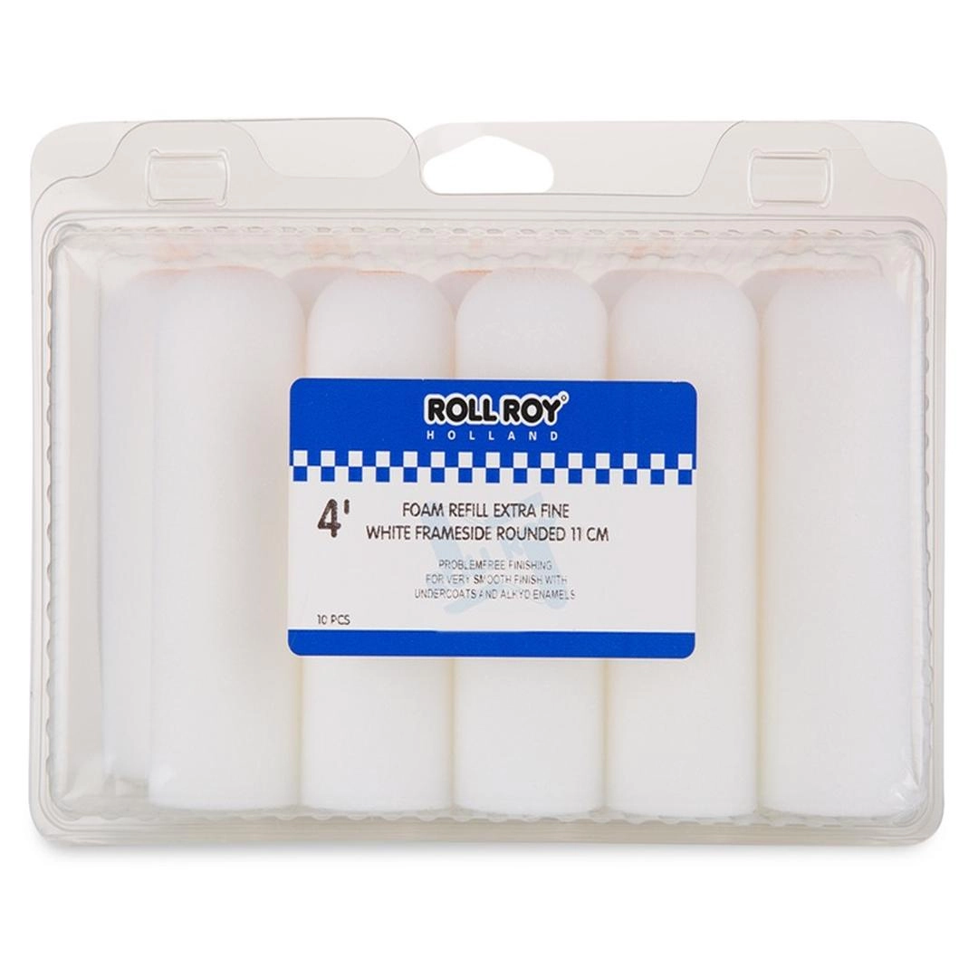 Roll Roy Superfine Sponge Roller Refills (11 cm, Pack of 10)