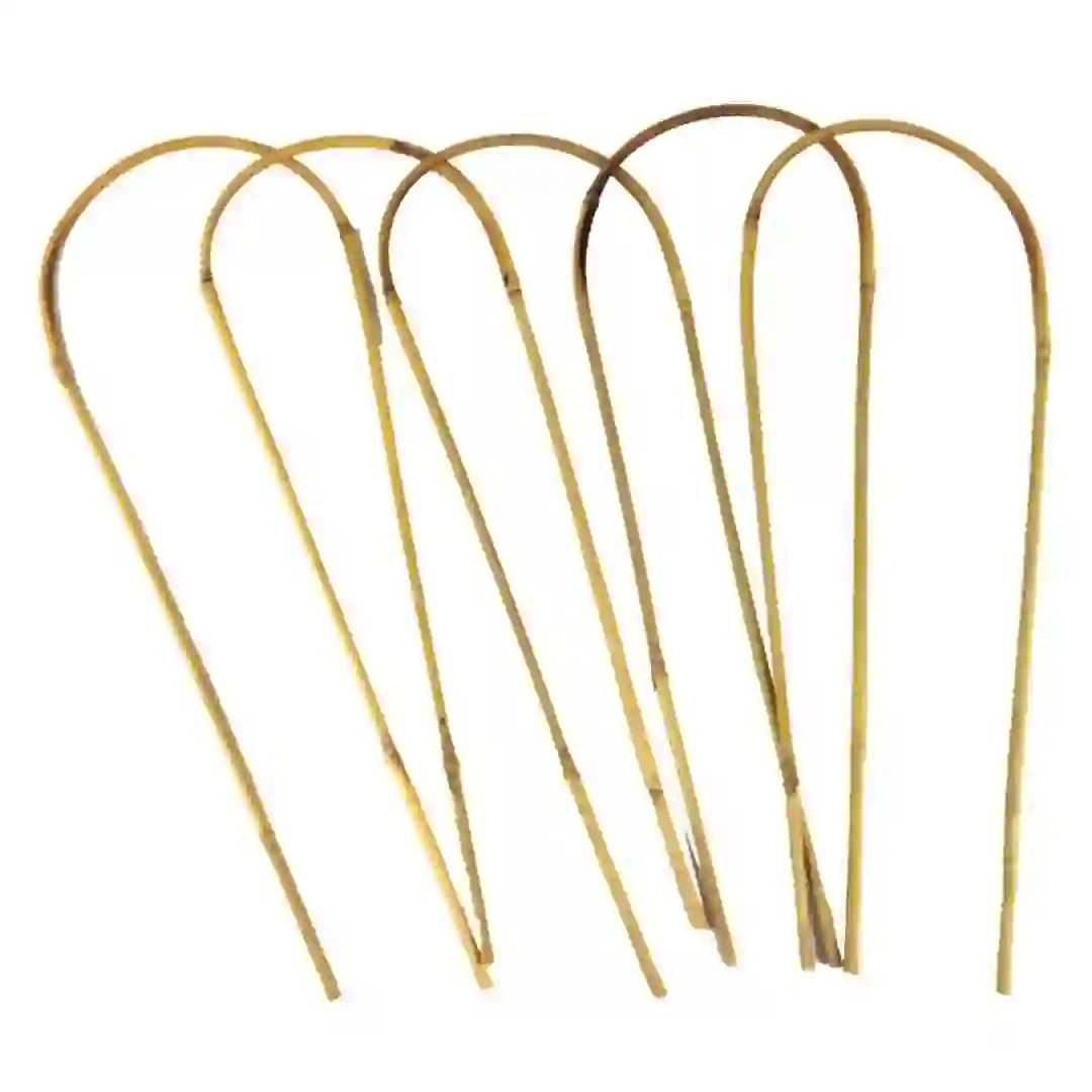 Tildenet Bamboo U-Hoop Plant Support Pack (60 cm, 3 Pc.)