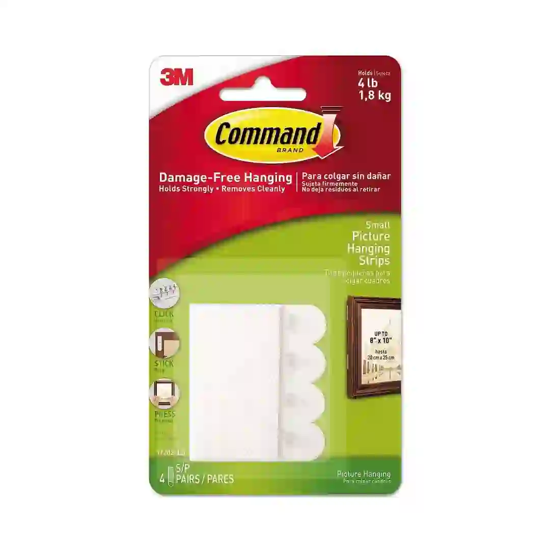 3M Command Small Picture Hanging Strips (8 Pc.)