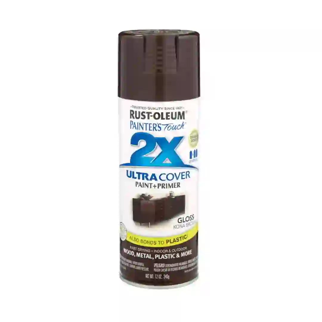 Rust-Oleum Painter's Touch 2X Ultra Cover Paint + Primer (340 g, Gloss Brown)