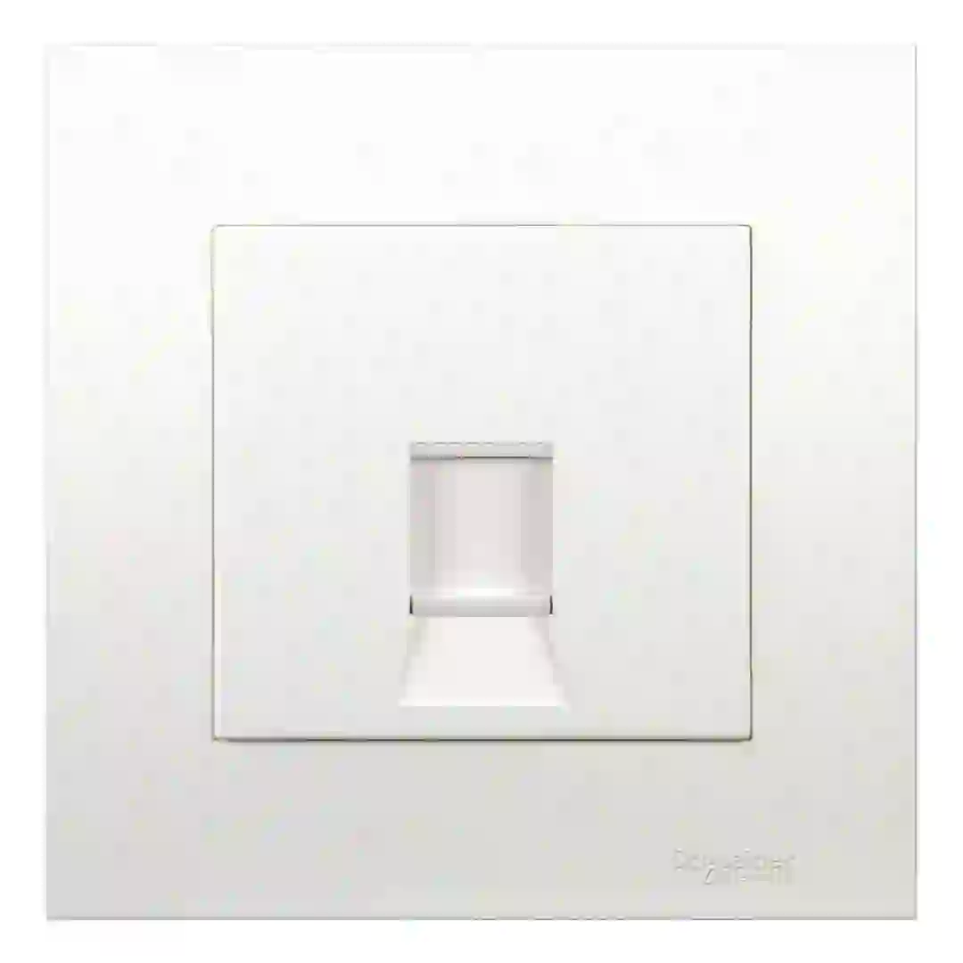 Schneider Electric Vivace 1 Gang Keystone Wall Plate W/ Shutter (8.7 x 8.6 x 4 cm)