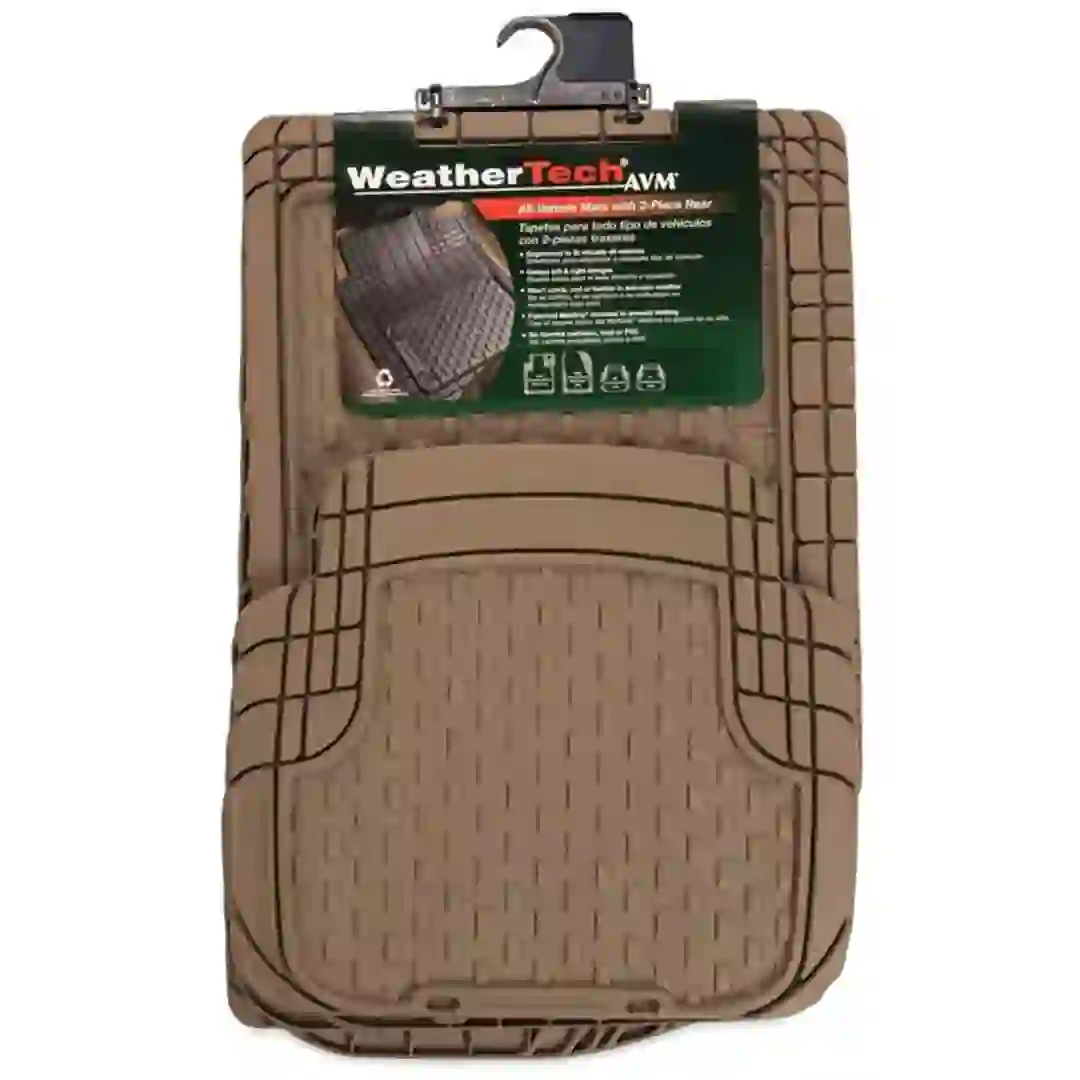 WeatherTech Universal Car Mats (Pack of 4, Tan)