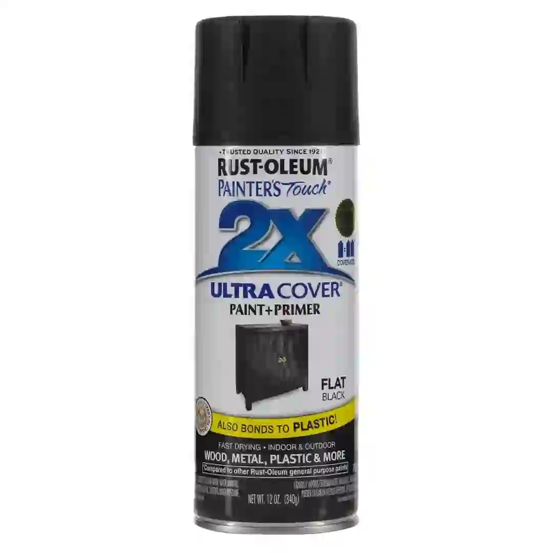 Rust-Oleum PainterÃ¢ÂÂs Touch 2X Ultra Cover (340 g, Flat Black)