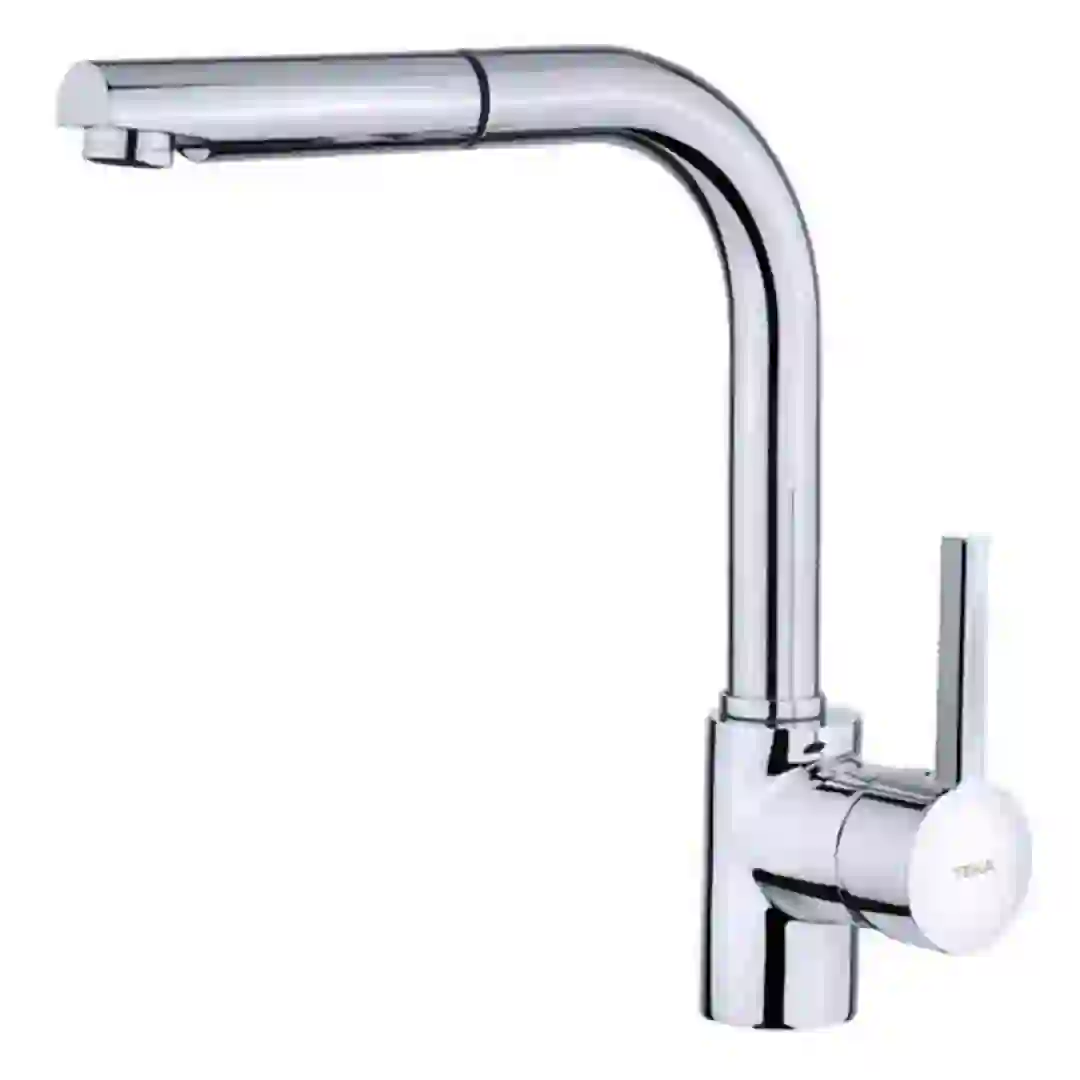 Teka Single Lever Kitchen Tap W/ Pullout Shower, Ark 938