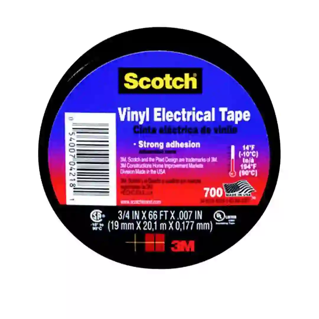 3M Scotch Vinyl Electrical Tape (1.9 x 2011.7 cm)