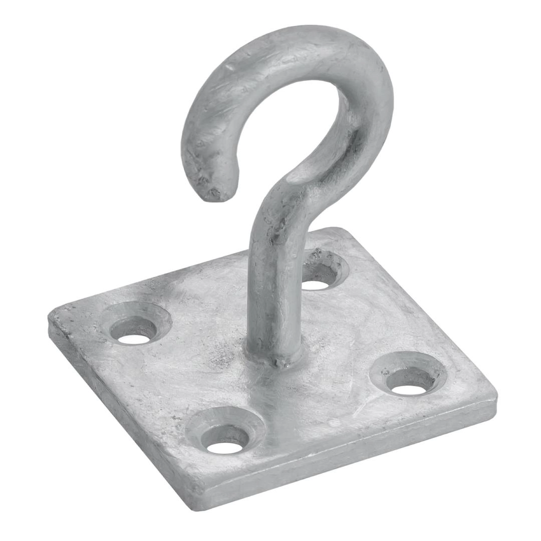 Suki Steel Hook On Plate (5 x 5 x 0.5 cm)