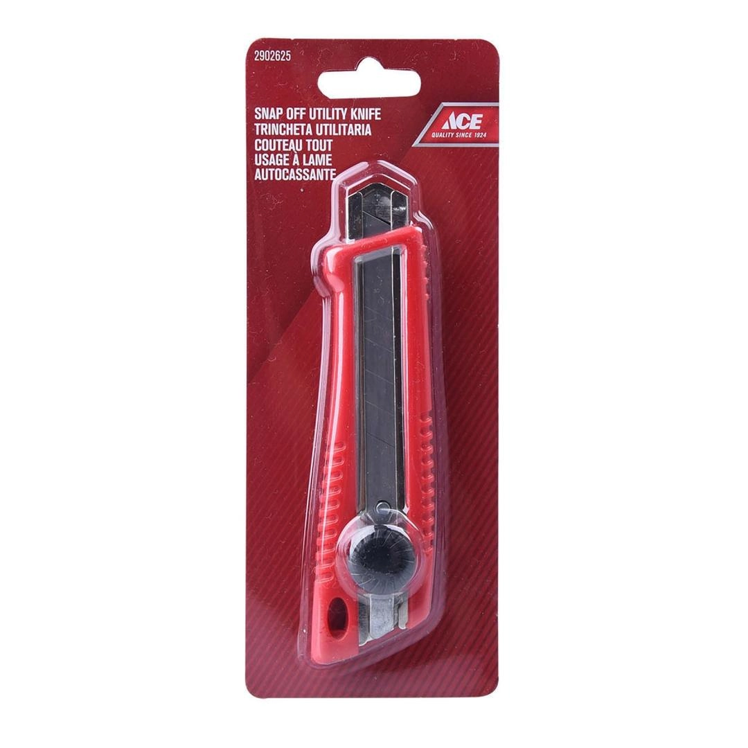Ace Carbon Steel Rotary Snap-Off Utility Knife (18 mm)