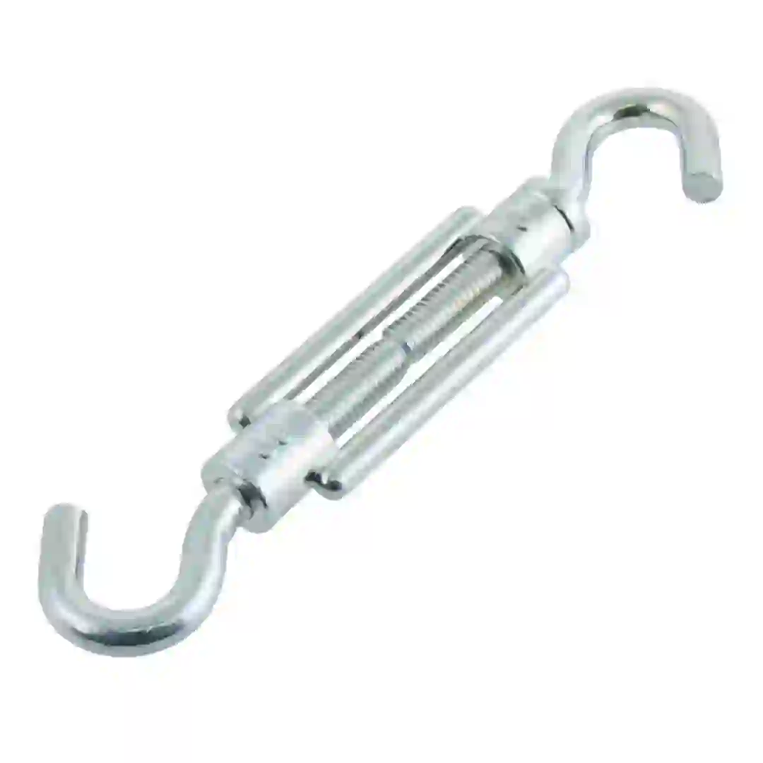 Suki Zinc-Plated Steel Hook & Hook Turnbuckle (M5 x 50 mm)