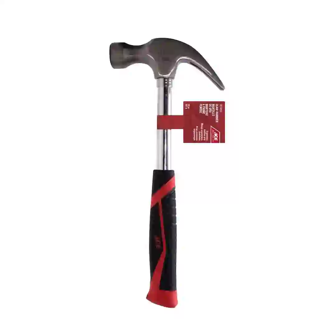 Ace Carbon Steel Claw Hammer W/Steel Handle (567 g)
