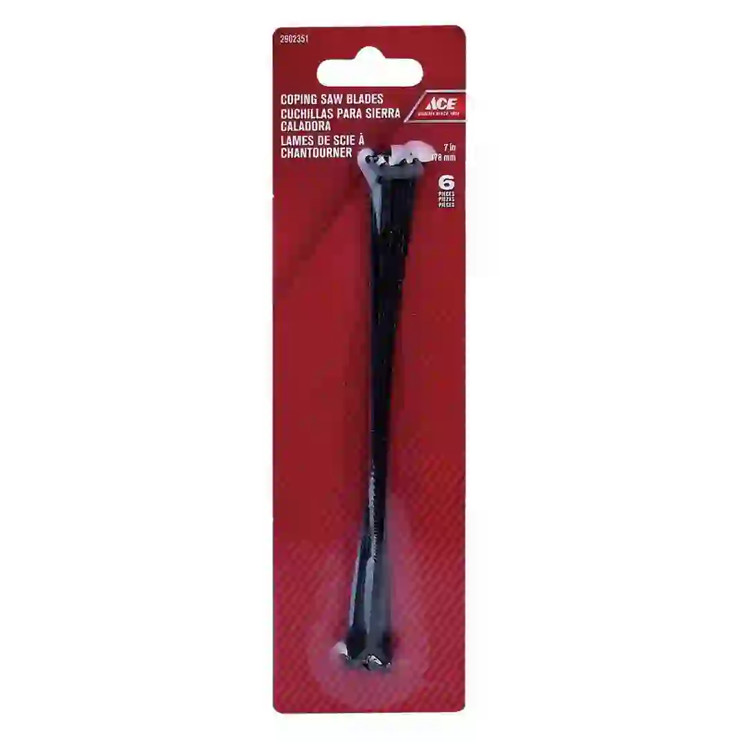 Ace Carbon Steel Coping Saw Blade Pack (17.8 cm, 6 Pc.)